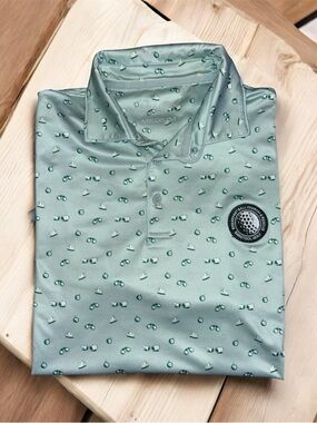 Barstool Golf Breakfast Ball Search and Rescue Polo Shirt Sz Med